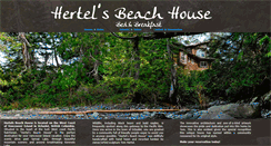 Desktop Screenshot of hertelsbeachhouse.ca